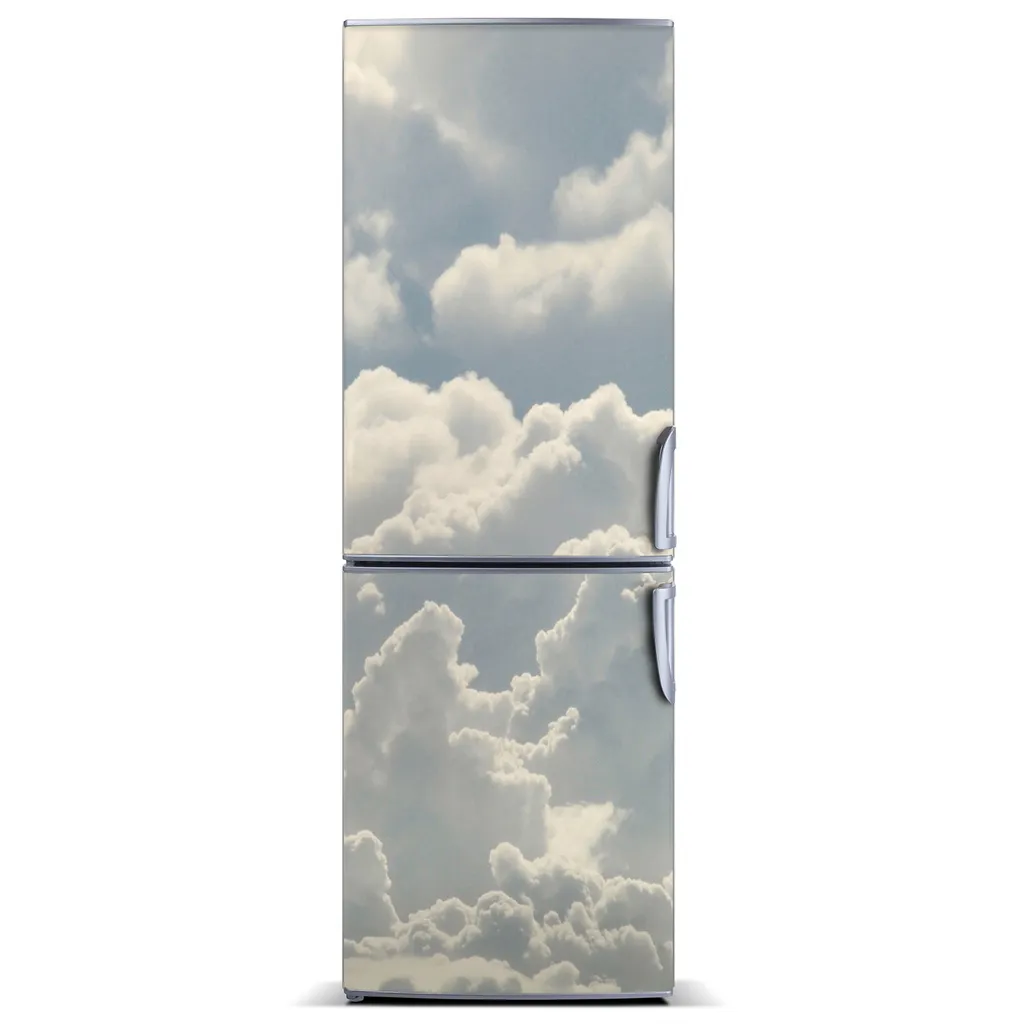 Tulup Kühlschrankdekoration - Magnetmatte - 60 cm x 180 cm - Magnet auf dem Kühlschrank - Landschaften Wolken
